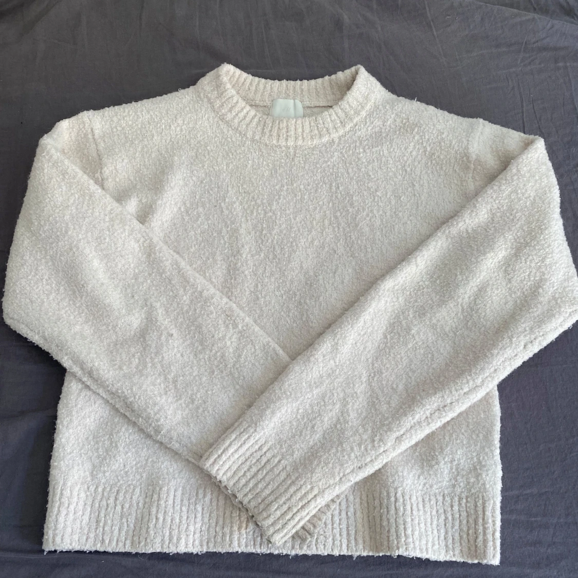 ljus rosa stickad tröja från H&M