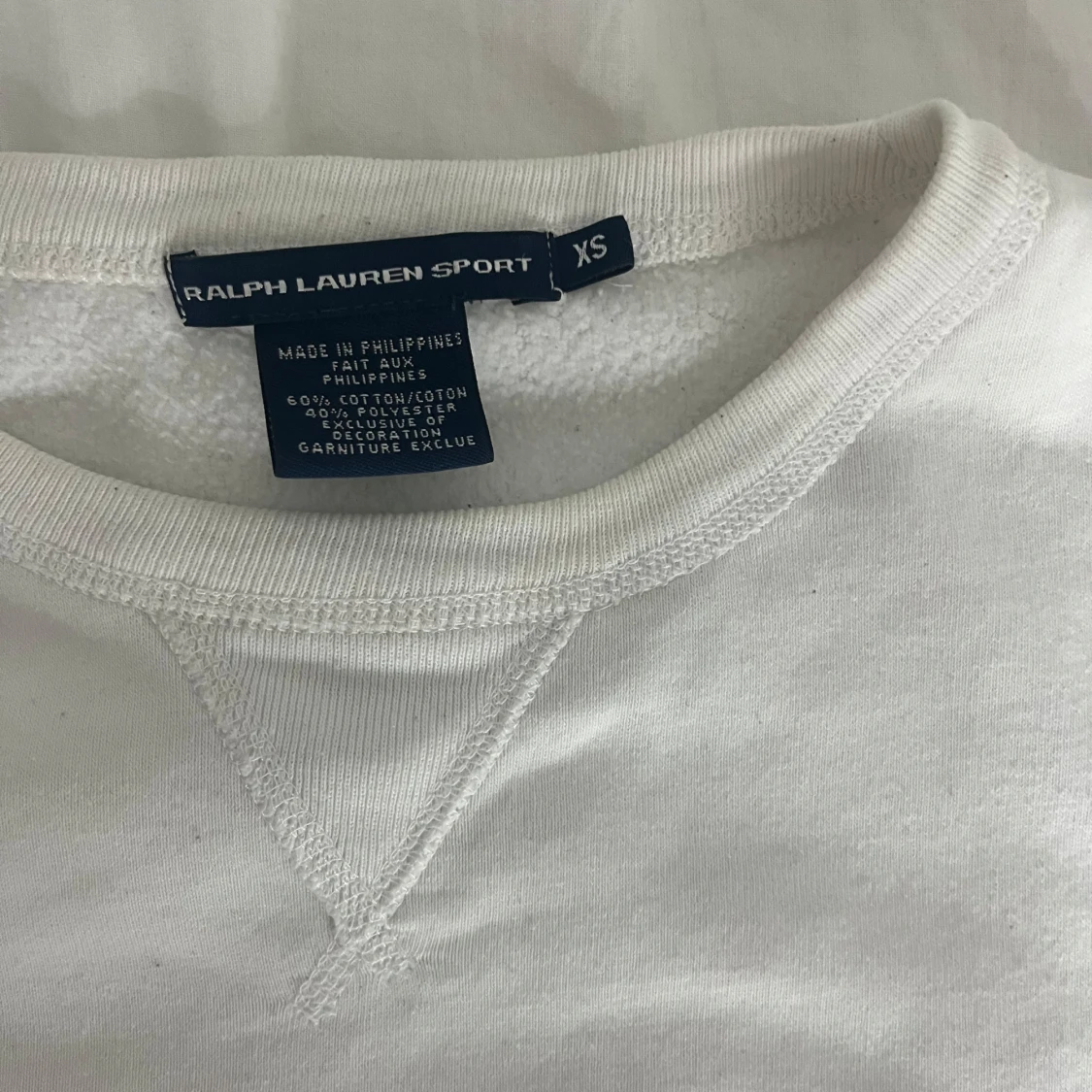 Vit sweatshirt från Ralph Lauren Sport - 1