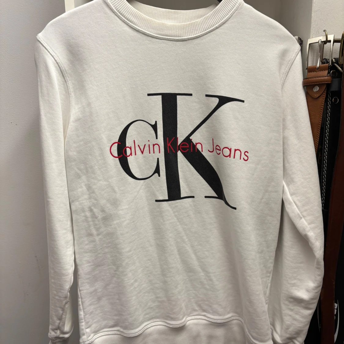 Vit tröja från Calvin Klein Jeans