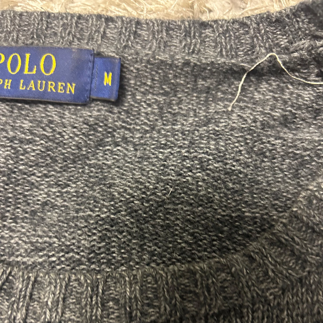 Grå stickad tröja från Polo Ralph Lauren - 3