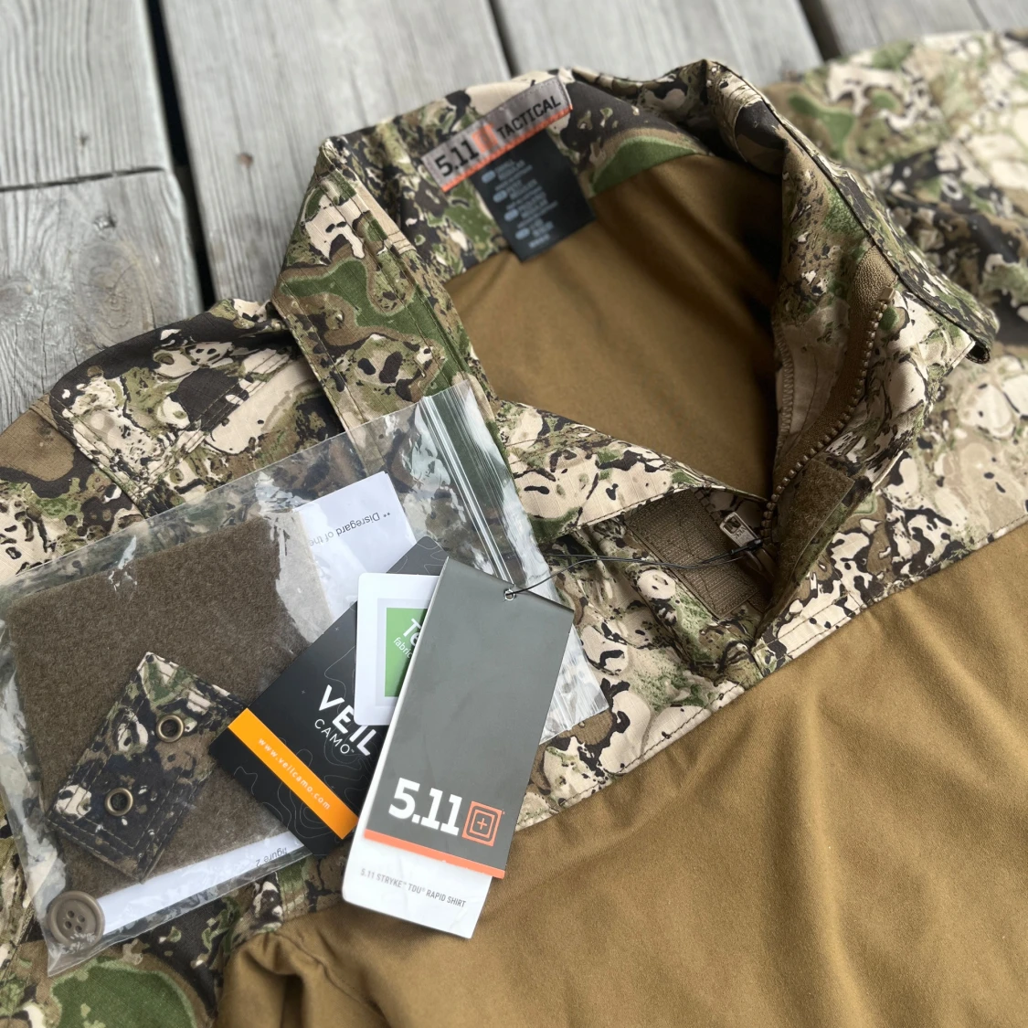 5.11 Tactical Rapid Shirt Veil Camo - Ny med prislappar 