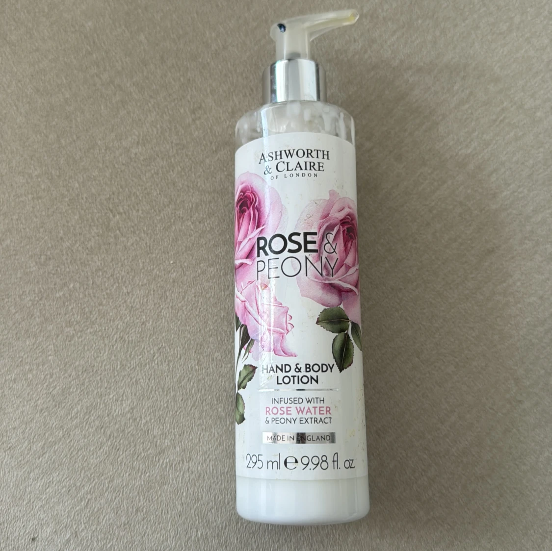 Ashworth & Claire Rose & Peony lotion