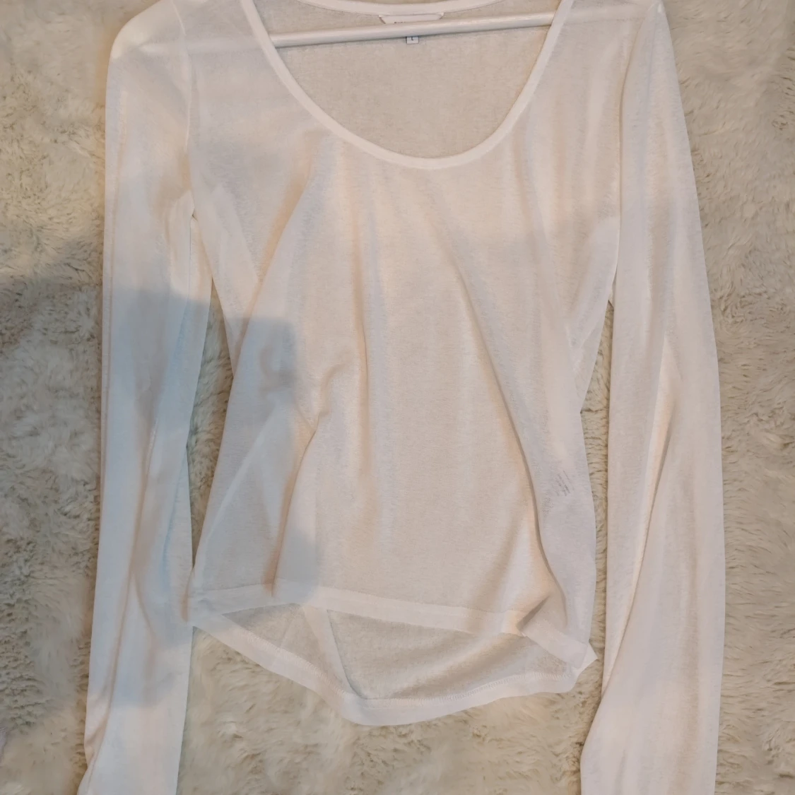 Vit långärmad topp från Bubbleroom