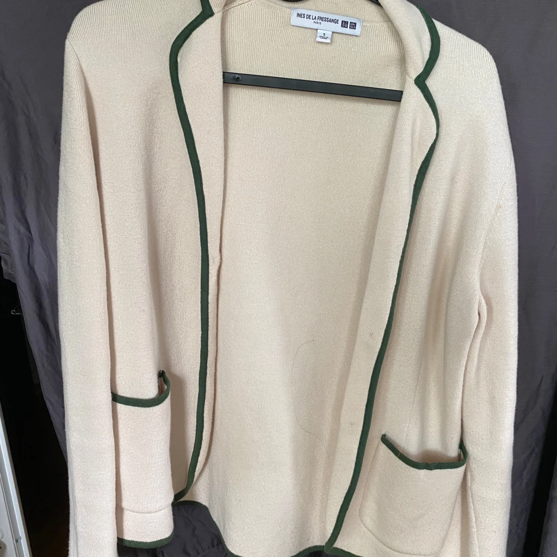 Beige cardigan jacka från Uniqlo S - 3