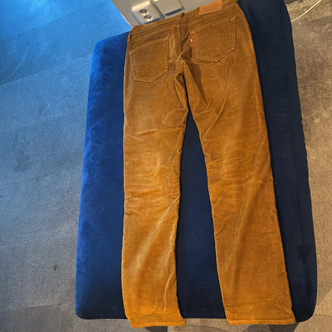 Levi's 511 bruna manchesterbyxor - 2