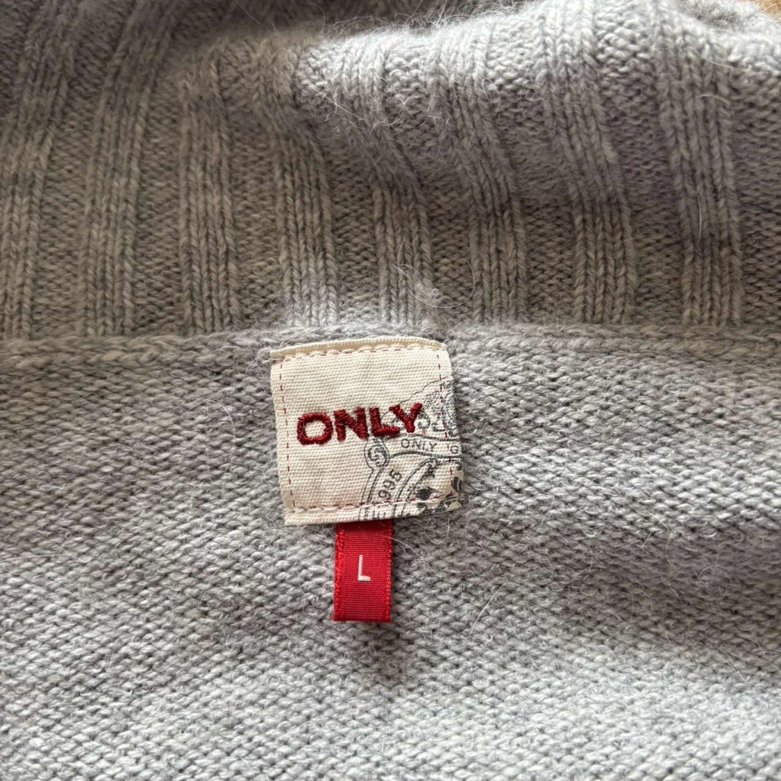 Grå kofta med bälte från ONLY - 3