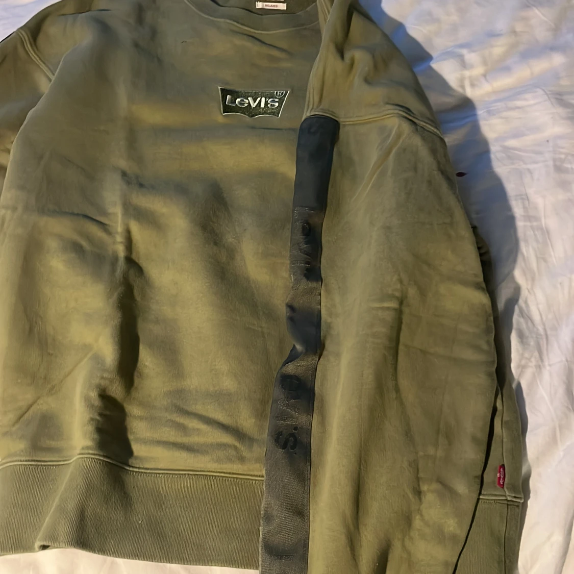 Olivgrön sweatshirt från Levi's XS - 3