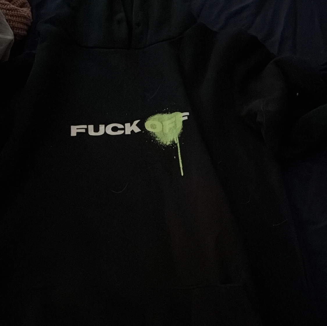 Hoddie med tryck 🤍