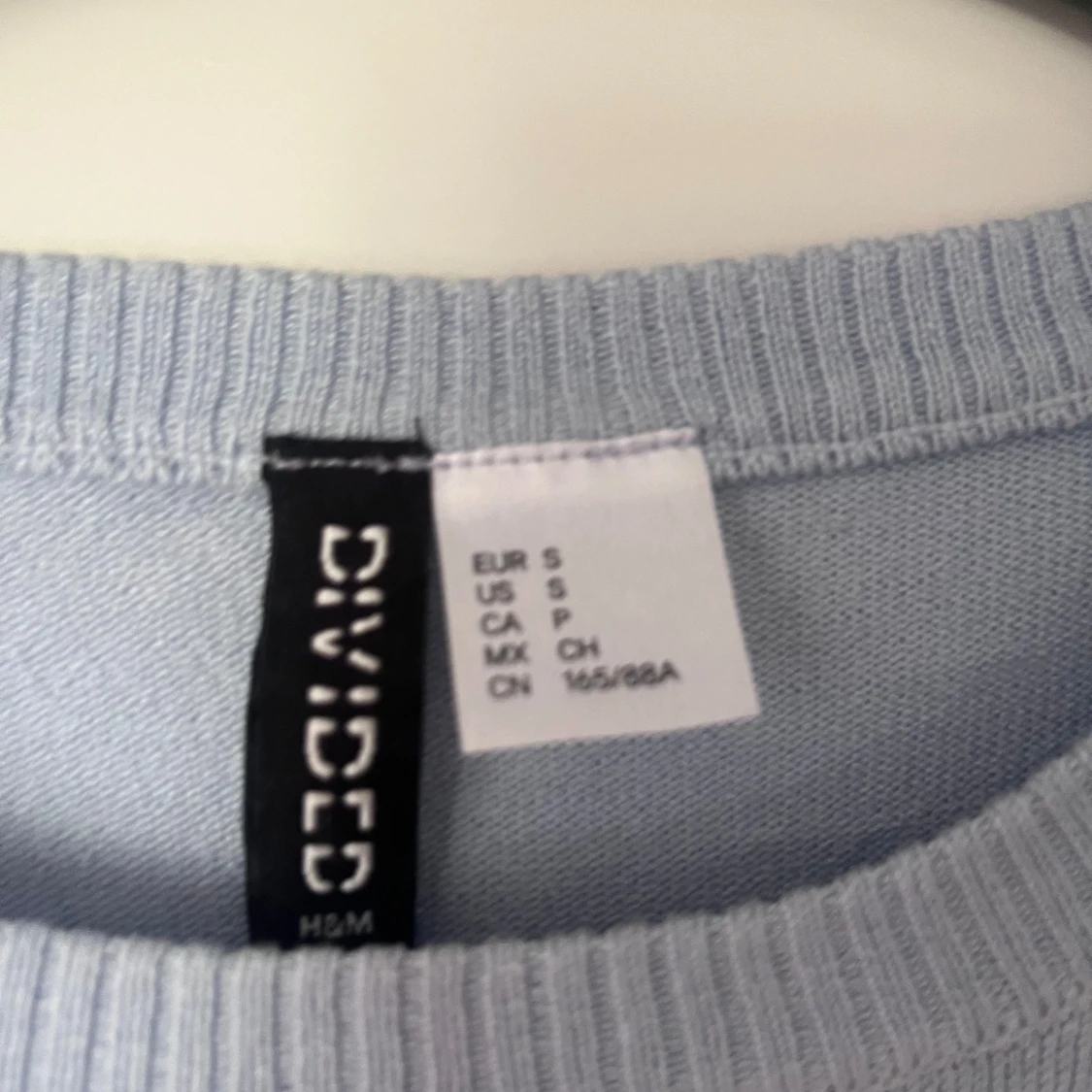 Ljusblå stickad tröja H&M Divided - 2