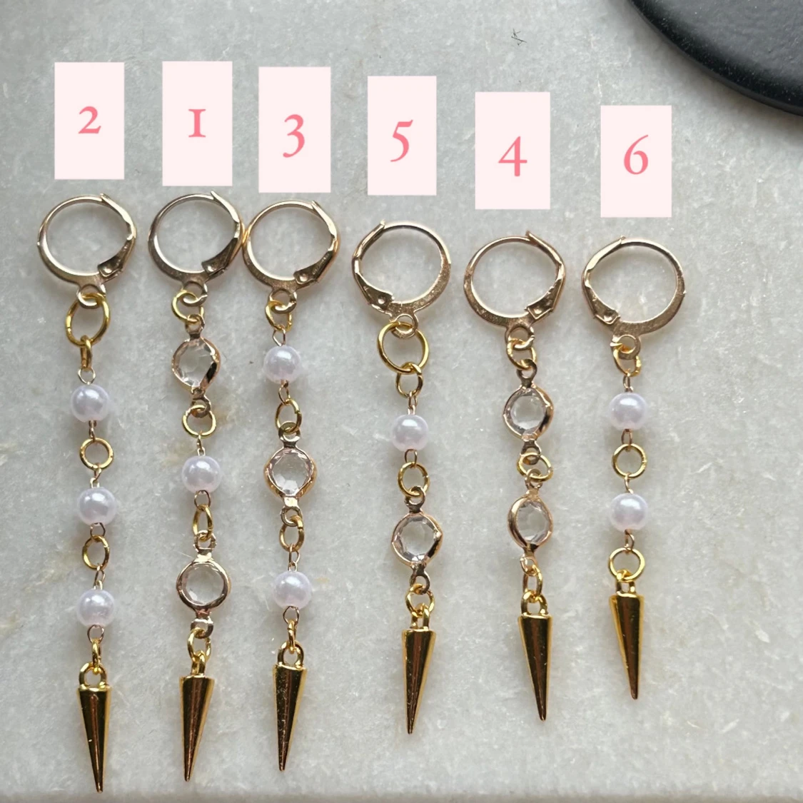 Guld örhängen  - 1