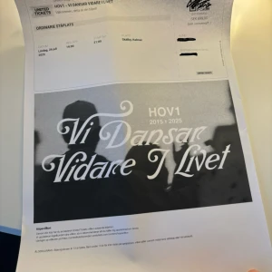 Hov-1 Kalmar - Säljer den då jag fick två i present🙃Spelningen är i Kalmar lördag 26 juli