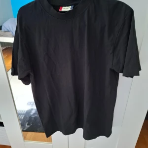 Svart t-shirt från Clique - En klassisk svart t-shirt från Clique i storlek XS. T-shirten har rund halsringning och korta ärmar, perfekt för en enkel och stilren look. Tillverkad i mjuk bomull för skön komfort.