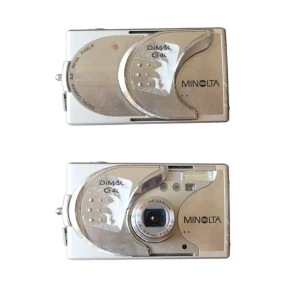 Digitalkamera - Minolta Dimage G400. Batteri medföljer (ingen laddare eller minneskort). Funkar, men saknar minneskort😋 Pris kan diskuteras!