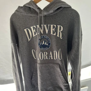 Grå hoodie med Denver-tryck - Säljer en grå hoodie med tryck 'Denver Colorado'. Skriv gärna om du har några frågor 😊