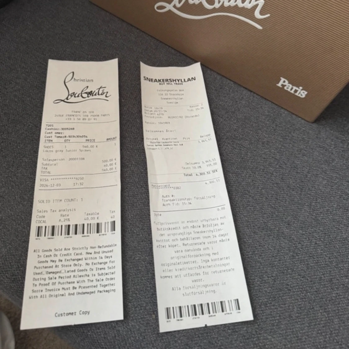 Christian Louboutin grå - 3