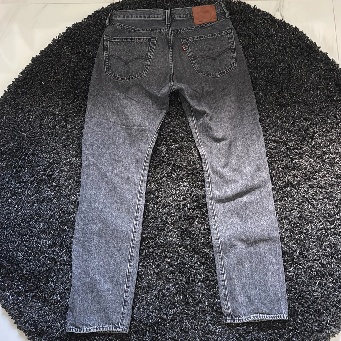 Levi's 501 grå jeans straight fit - 1