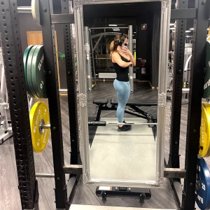 Ljusblå NVTGN seamless leggings - Supersnygga ljusblå seamless leggings från NVTGN med hög midja och ribbad linning. Så snygga.