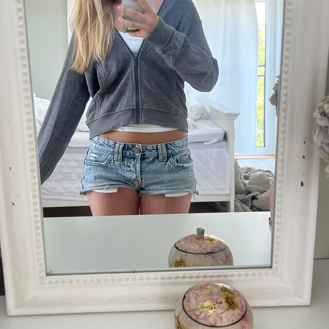 Grå zip up Nike - 1