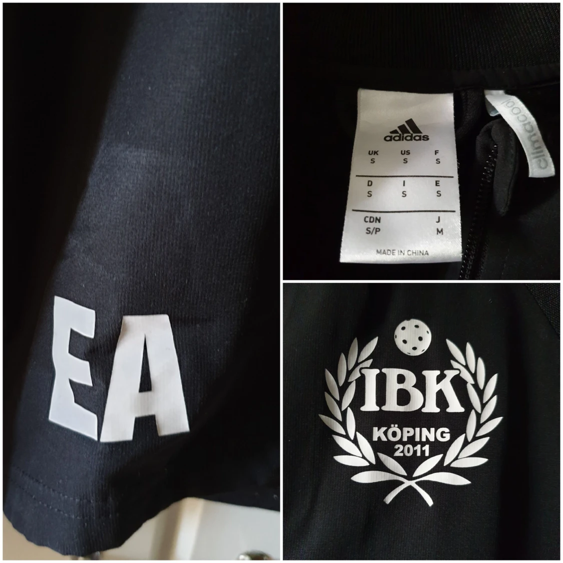 Svart Adidas träningsjacka IBK Köping - 2