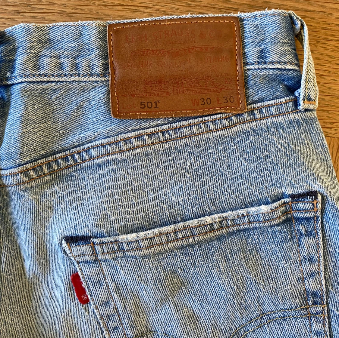 Levi's 501 ljusblå jeans W30 L30 - 2