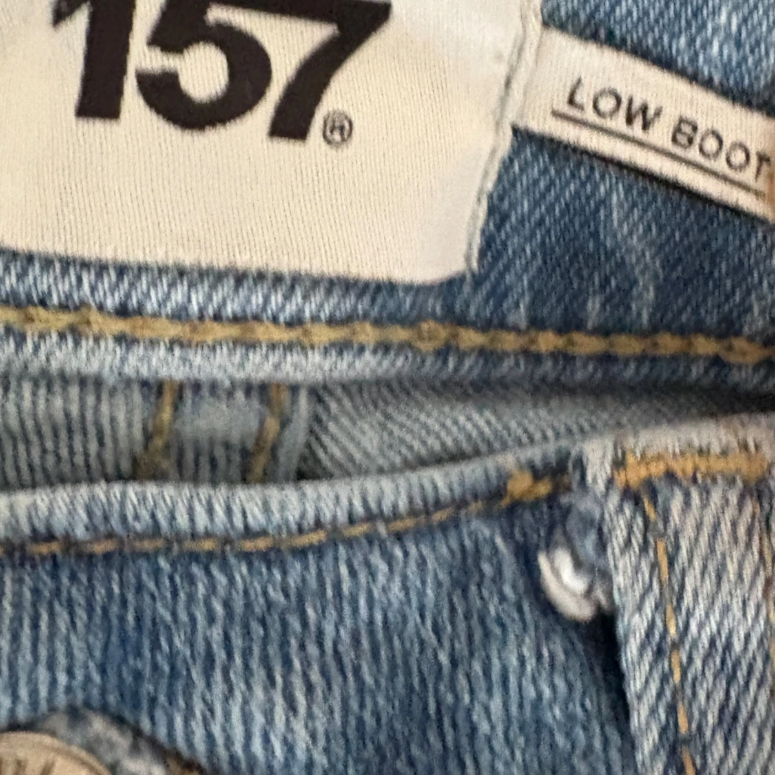 Blå 157 Low Bootcut jeans - 1