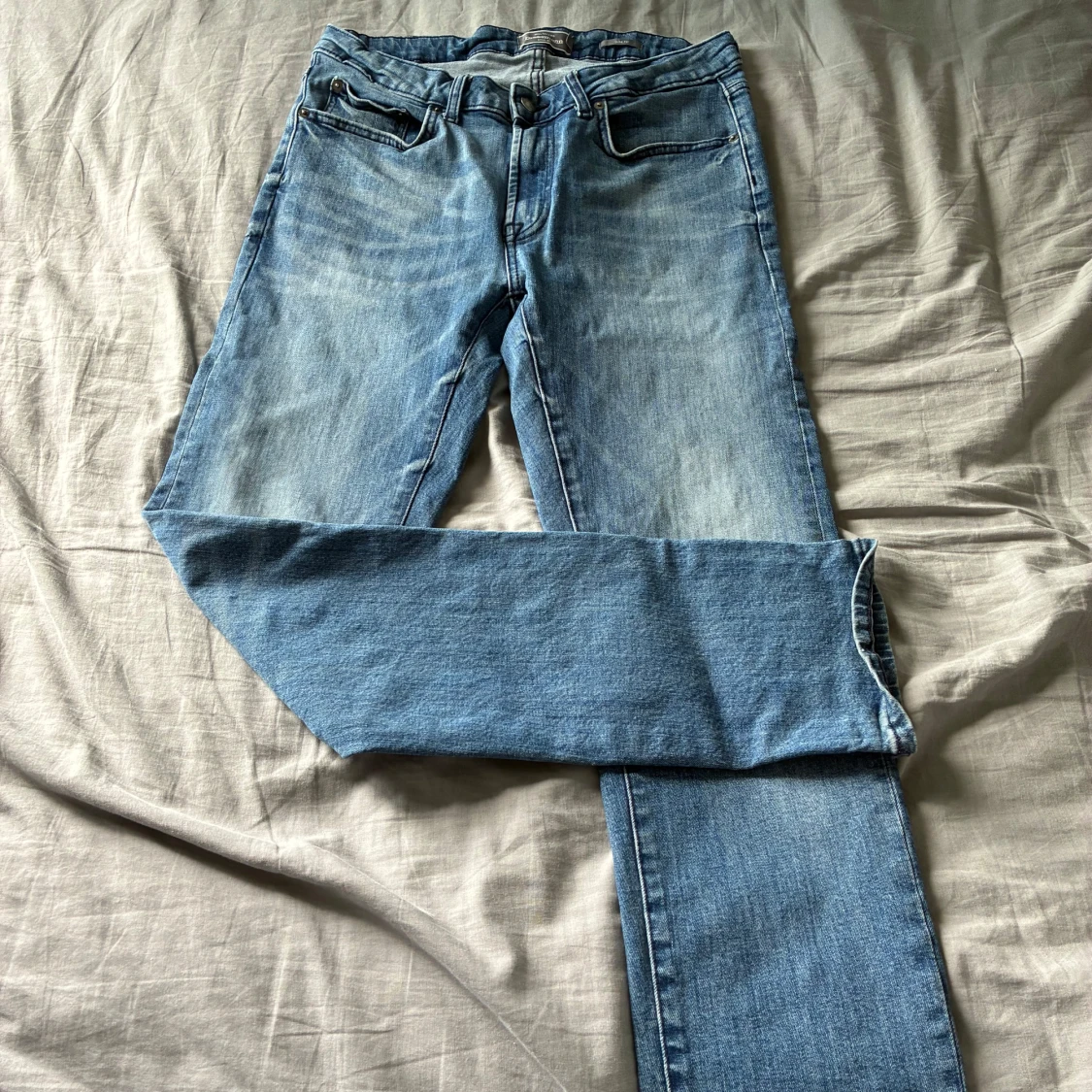 Blå jeans från dressman 32/32 - 1