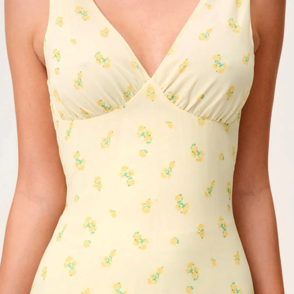 Gul klänning Adoore  - 4