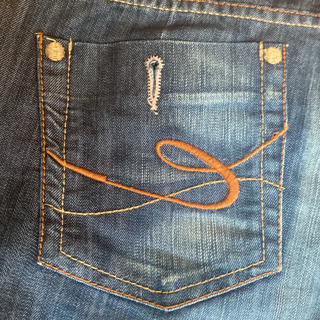 Blå jeansshorts från Esprit - 4