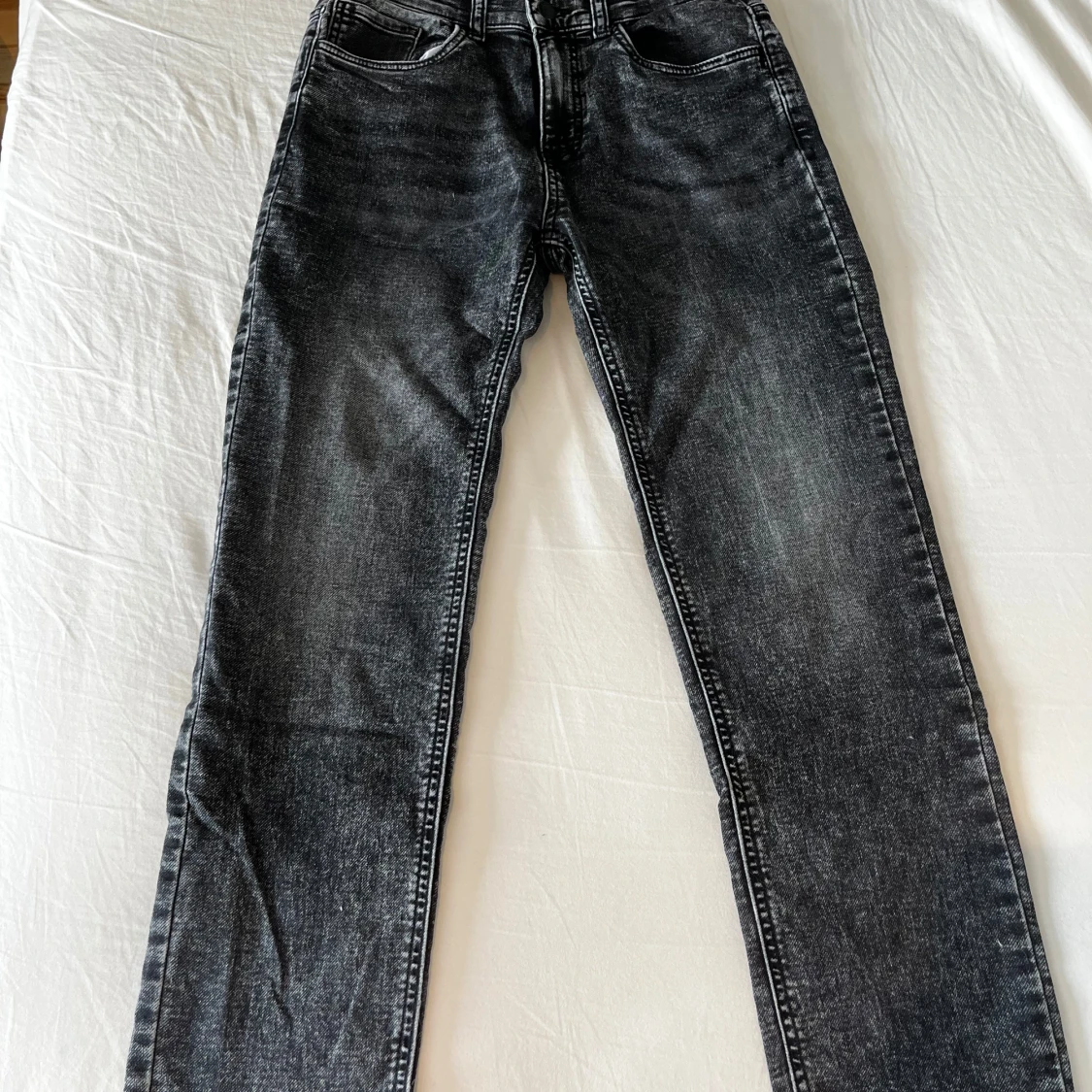 Svarta jeans från Lindex, stl 164 - 2