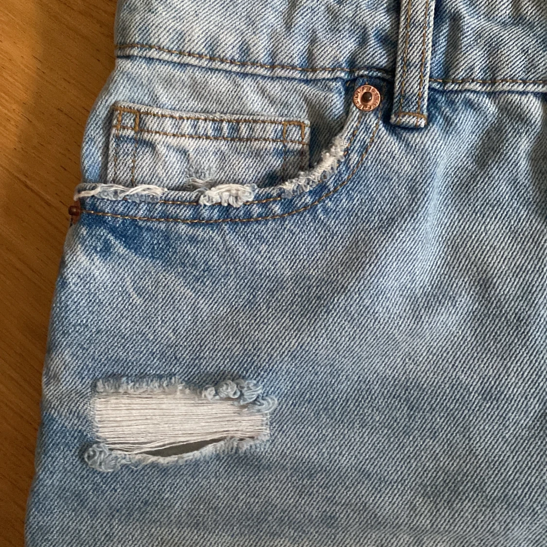 Blå jeansshorts från FB Sister - 4