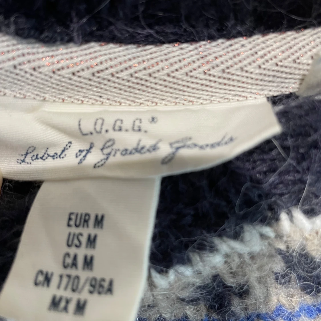 Mönstrad stickad tröja från L.O.G.G. - 2