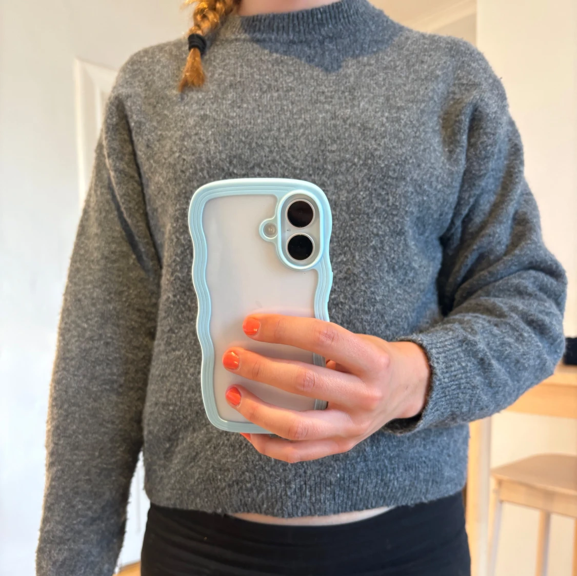 Grå stickad tröja från H&M - 2