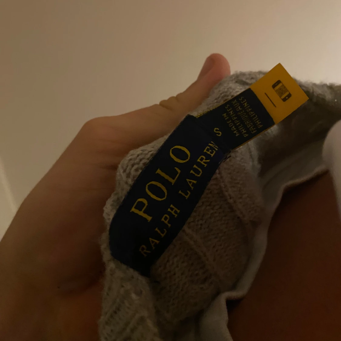 Grå kabelstickad tröja Polo Ralph Lauren - 2