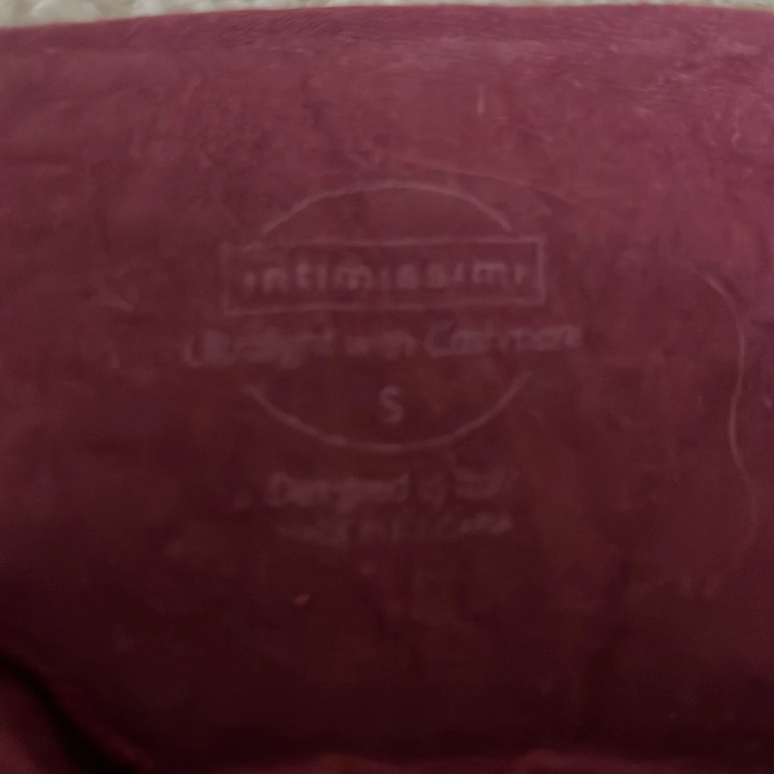 Vinröd långärmad tröja Intimissimi - 2