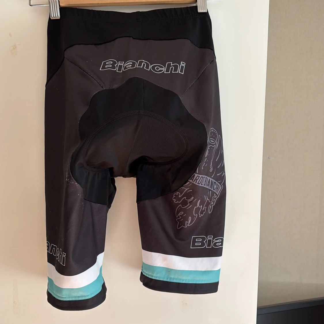 Bianchi cykelbyxor svart/turkos L - 1
