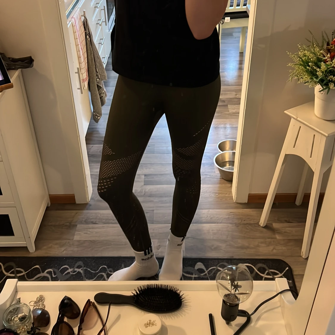 Mörkgröna leggings från Superdry