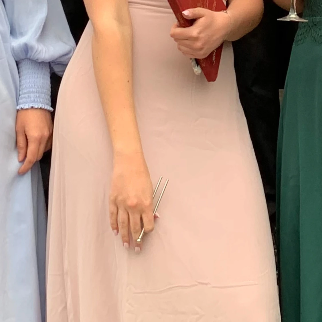 Ljusrosa långklänning från Only Eve - 4