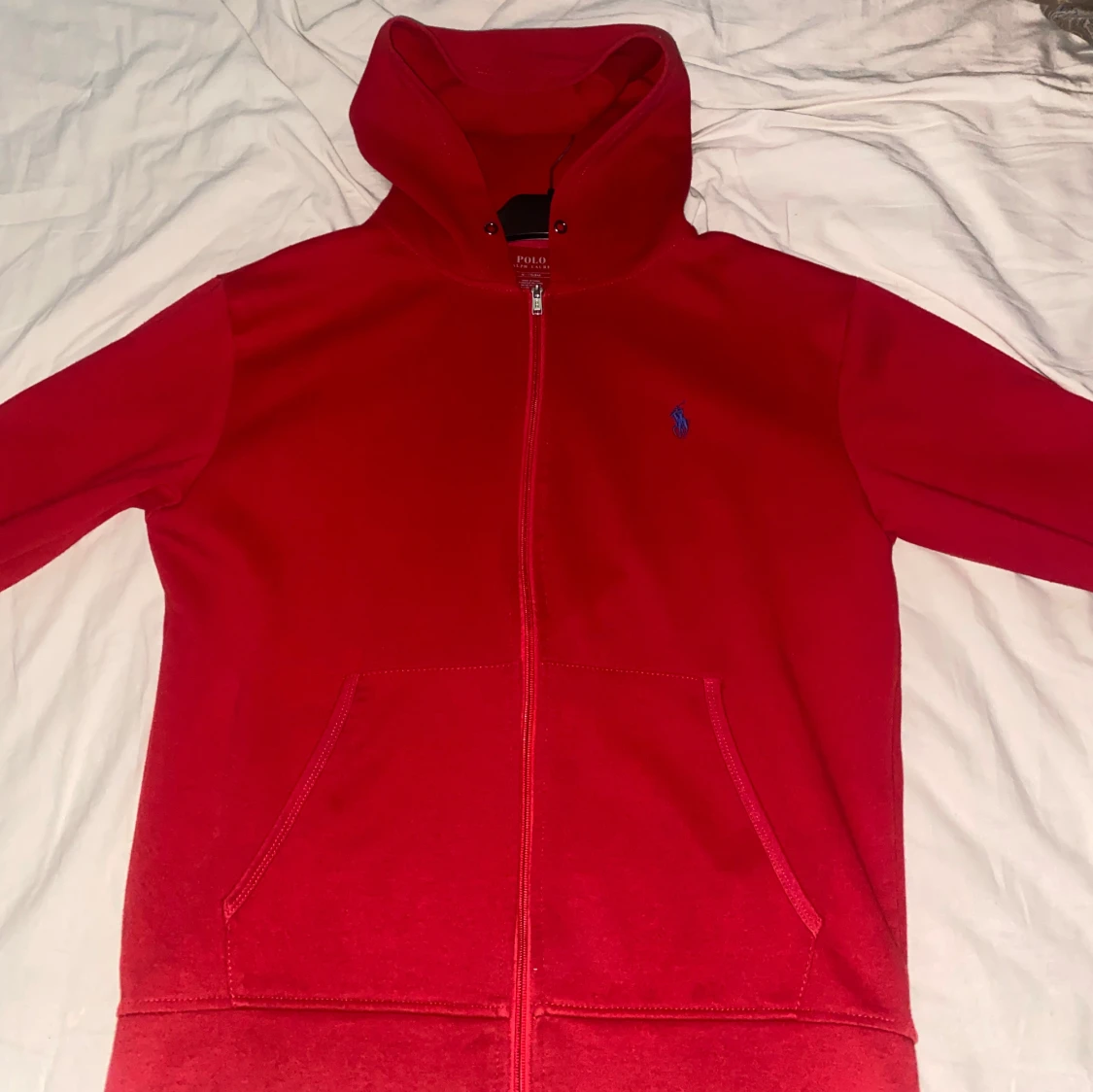 Röd hoodie från Polo Ralph Lauren