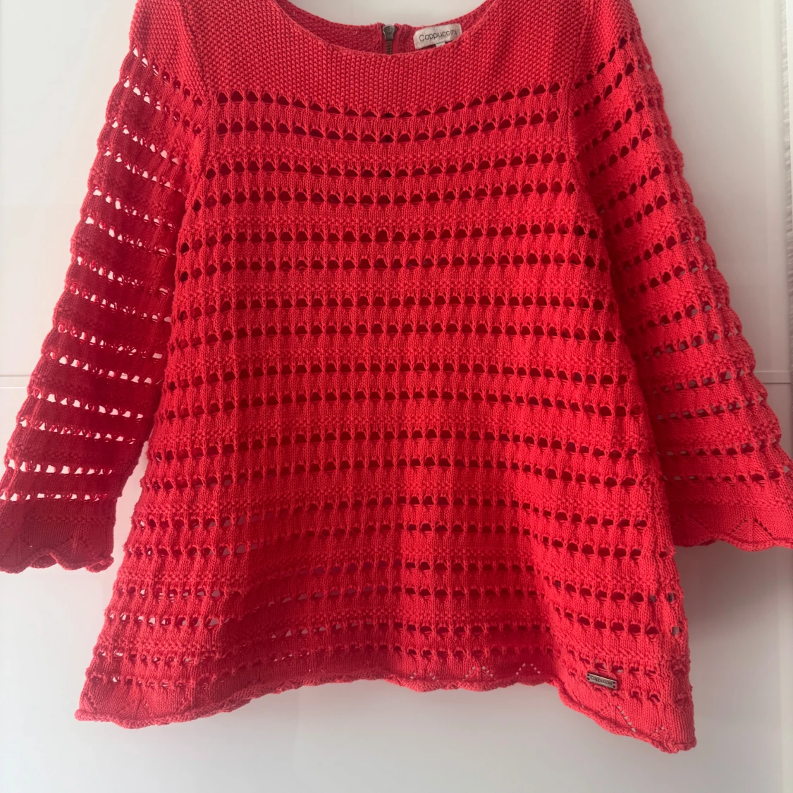 Korall stickad tröja från Cappuccini XL