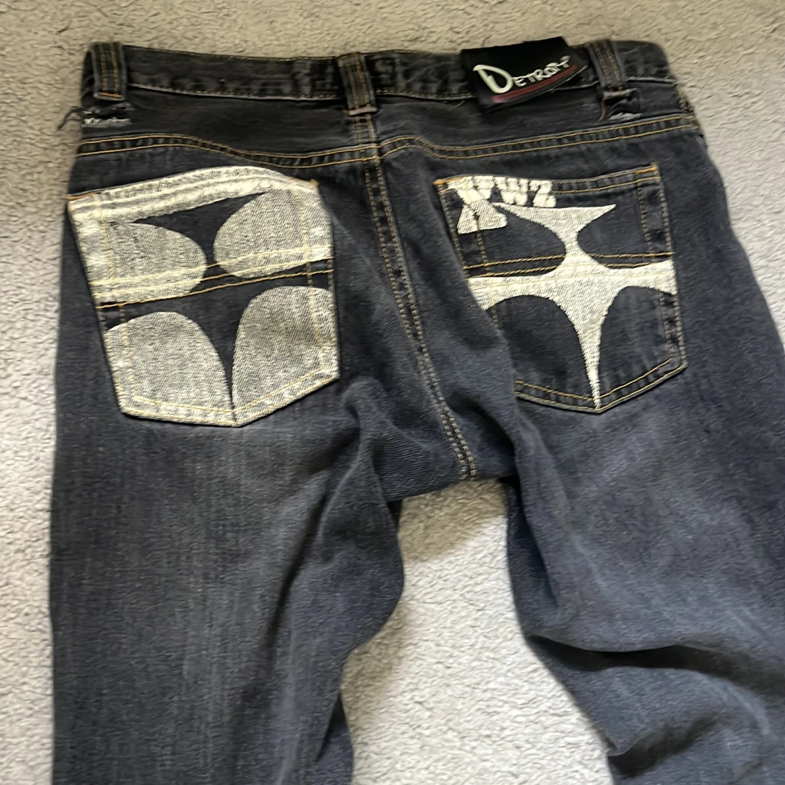 Mörk grå jeans från Cross Ways lindex, stl 164 - 4