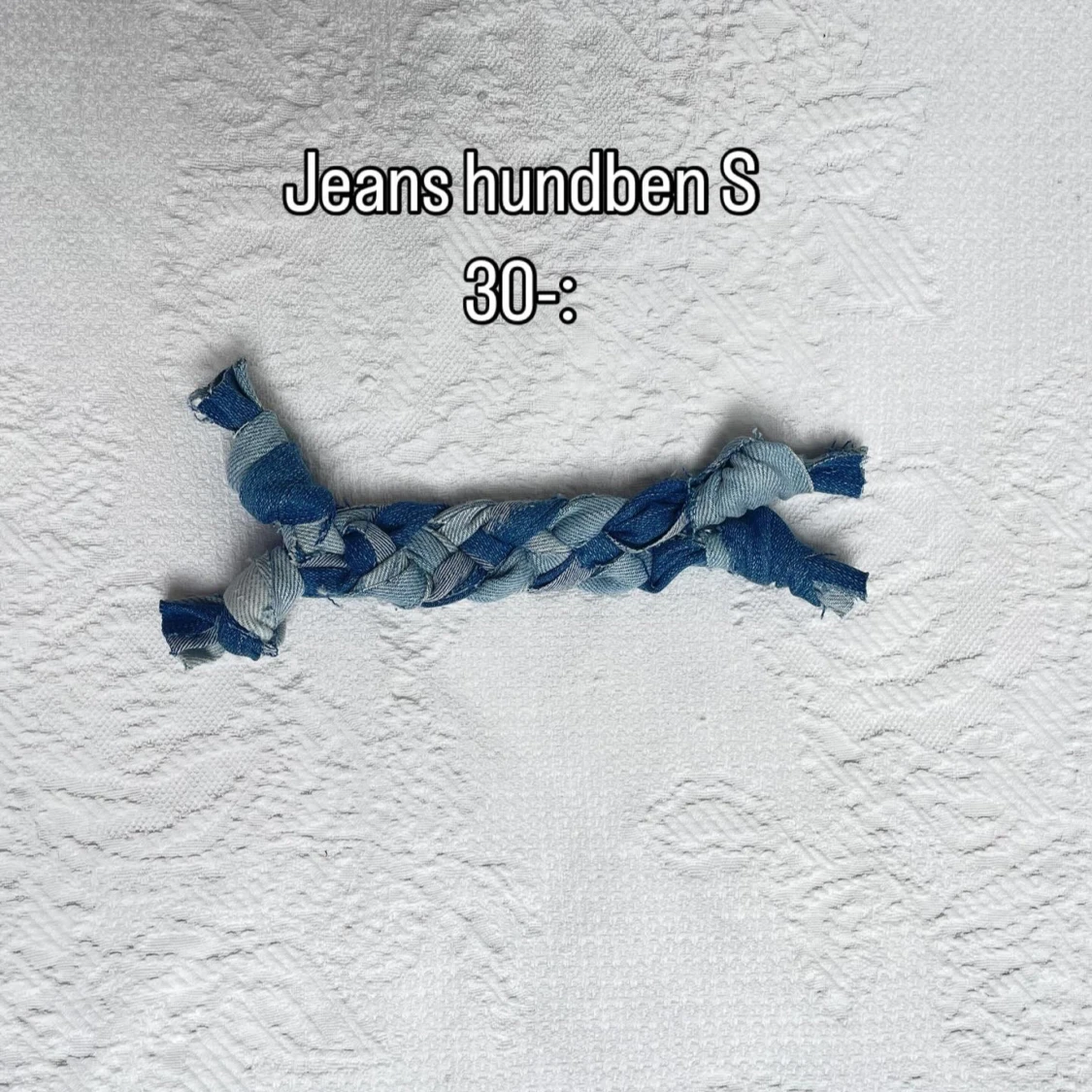 Hundleksak - Litet hundben i jeans