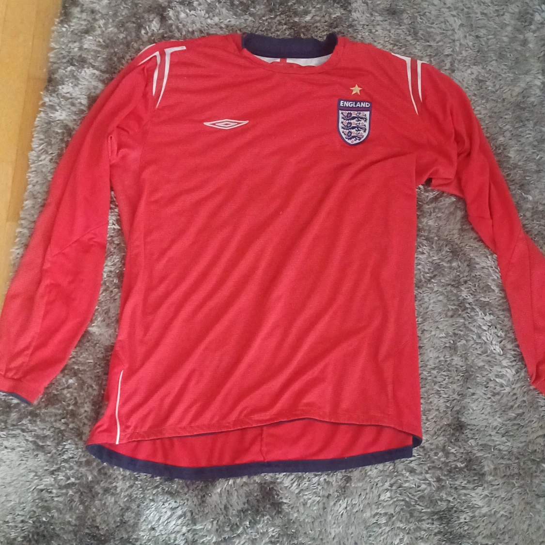 England långärmad fotbollströja Umbro