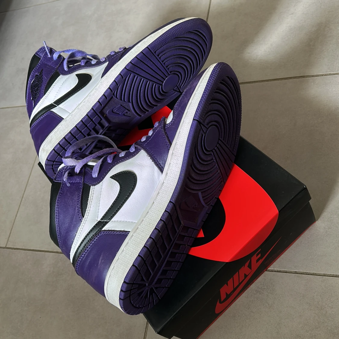 Nike Air Jordan 1 Court Purple High - 4