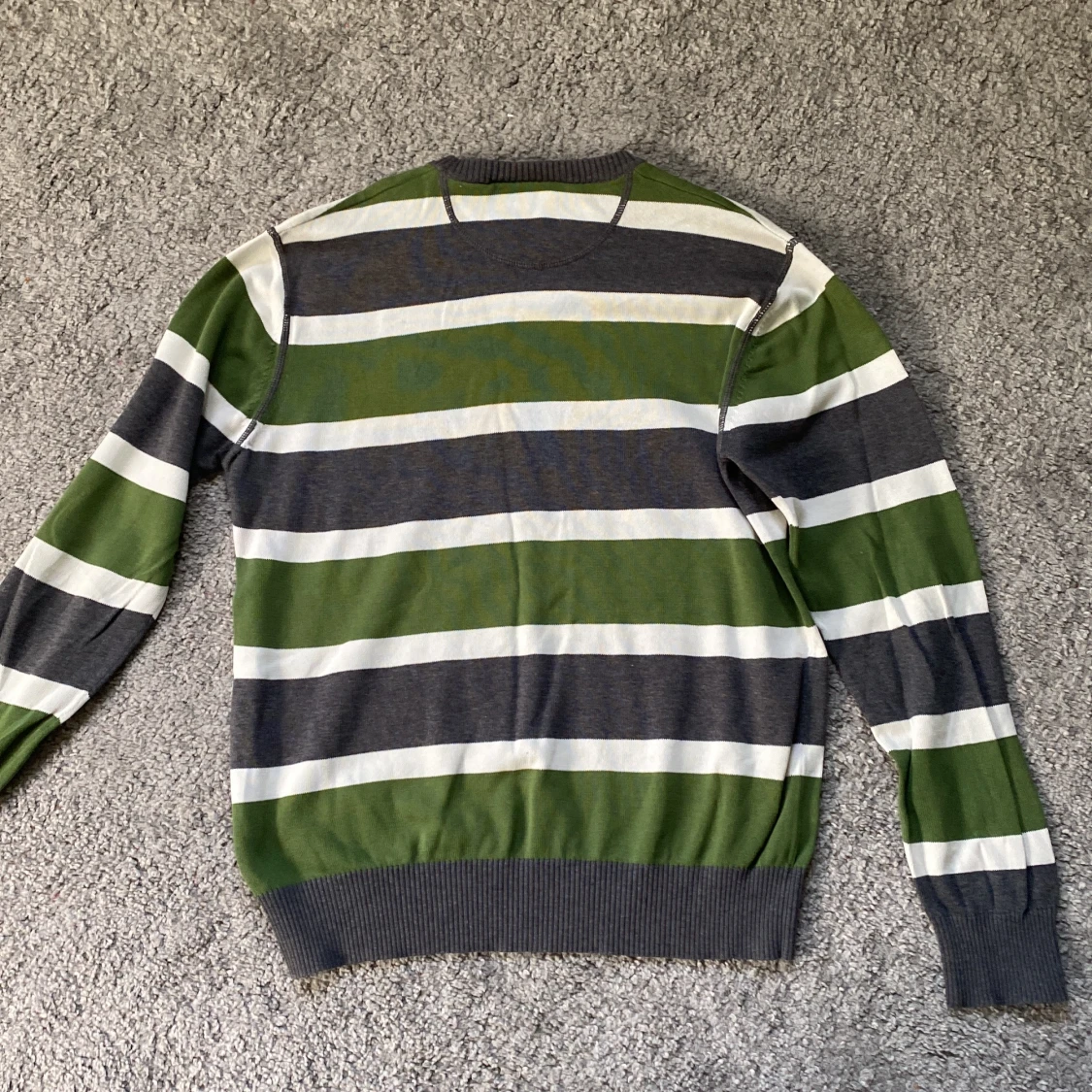 Randig tröja från Race Marine, grön/grå - 1