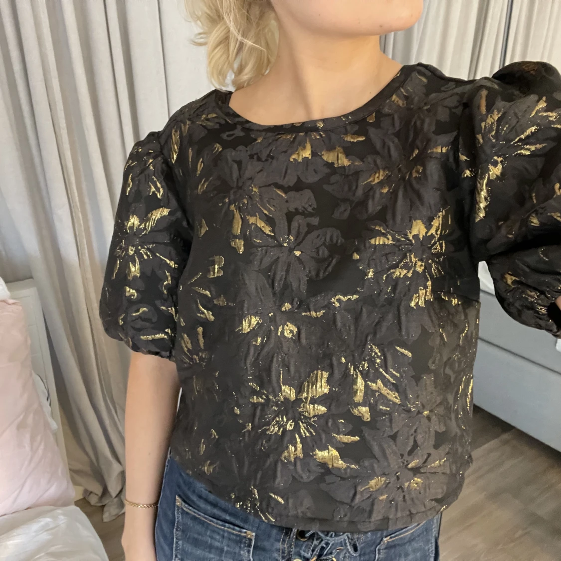 Topp m puffärmar - 2