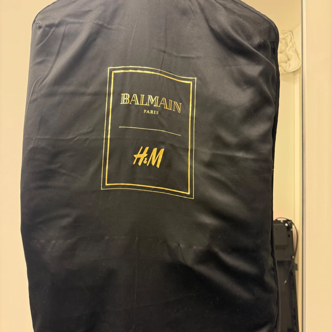 Balmain x H&M svart skinnjacka - 4