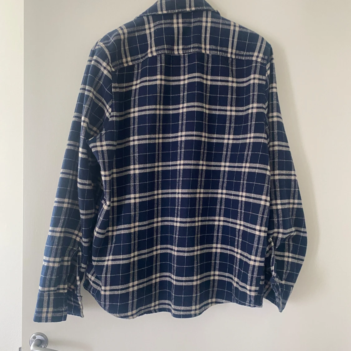 Blå rutig overshirt  - 2