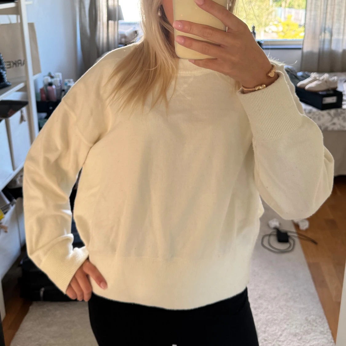 Vit bomullströja - 1