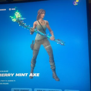 Fortnite konto  - Säljer ett Fortnite konto med rare grejer från season 6. eftersom jag inte spelar det längre.                          - Merry mint axe, Leviathan axe, Ol Woody.                                                    - Lara Croft, iris, rebirth Harley Quinn, wave breaker, mandalorian.  - Laugh it up, hot Marat, take the elf                                                                    Alla grejer finns inte på bilderna eller beskrivningen, skicka Dm för mer info :)