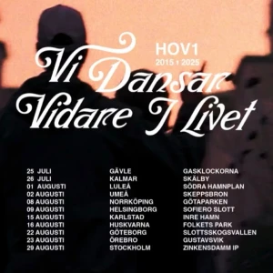 Hov1 biljett - Säljer 1 hov1 biljett(ståplats), Stockholm gärdet 29 augusti 2025